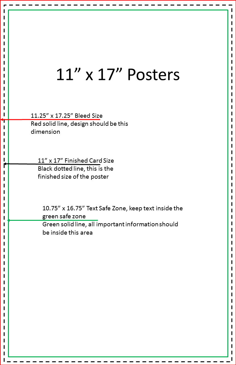 11x17 poster template